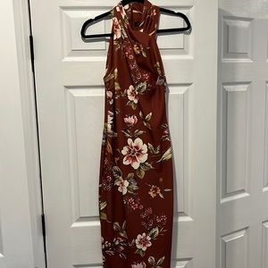 Floral Halter Dress